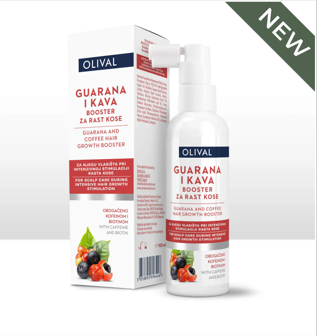 Guarana i kava booster za rast kose 100 ml